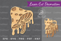 Mushroom Melted Laser Cut Decoration Clipart Bundle - CraftNest - Digital Crafting and Art