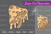Mushroom Melted Laser Cut Decoration Clipart Bundle