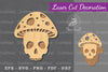 Mushroom Skull Laser Cut Decoration Clipart Bundle