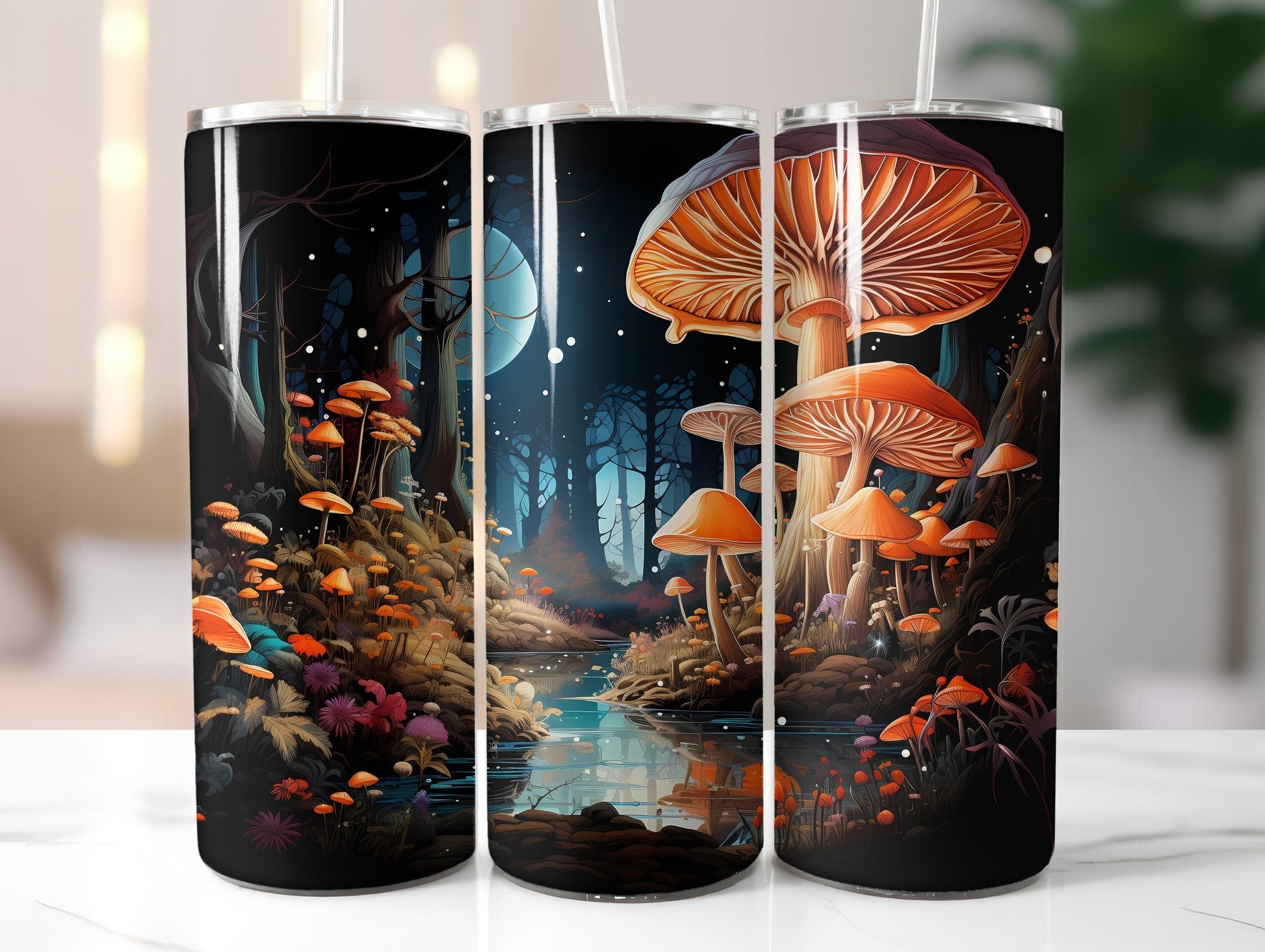 Mushroom and Fungus Designs Tumbler Wrap - CraftNest