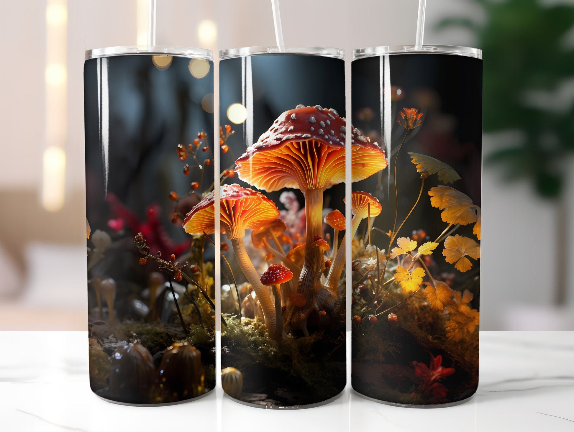 Mushroom and Fungus Designs Tumbler Wrap - CraftNest