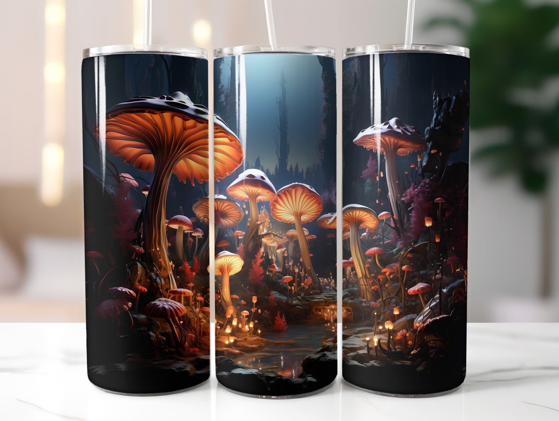 Mushroom and Fungus Designs Tumbler Wrap - CraftNest
