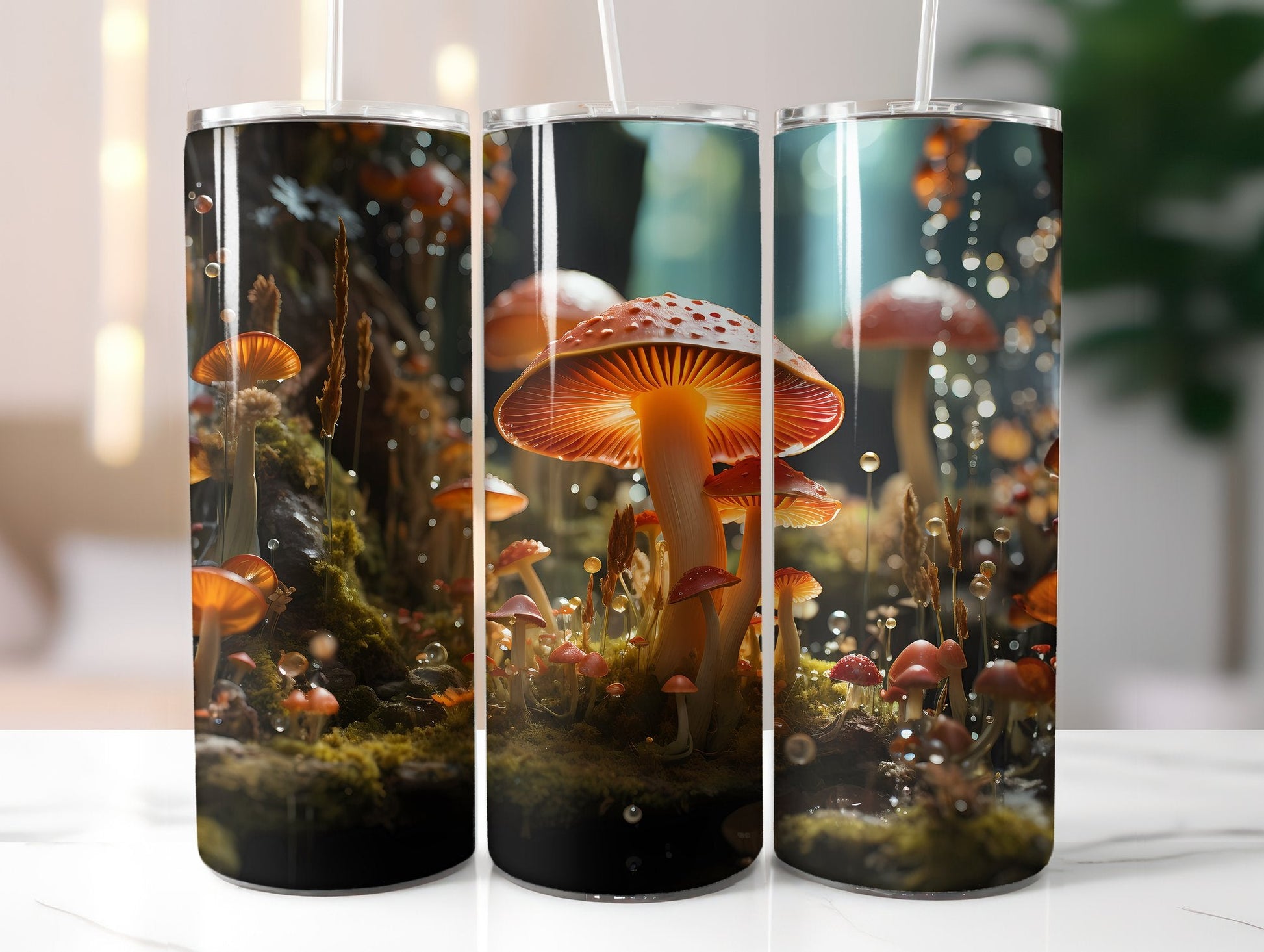 Mushroom and Fungus Designs Tumbler Wrap - CraftNest