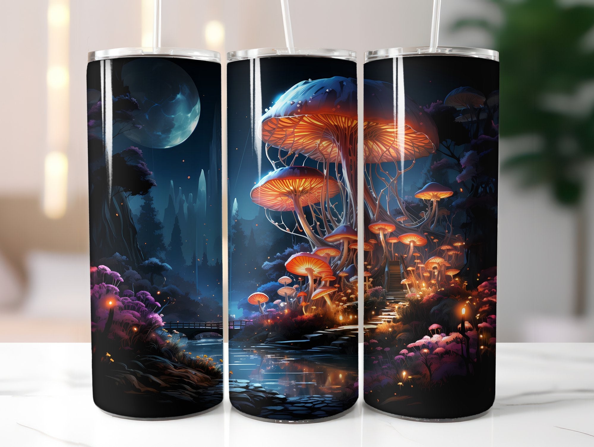 Mushroom and Fungus Designs Tumbler Wrap - CraftNest