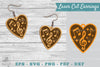 Music Notes Laser Cut Earrings Design Bundle