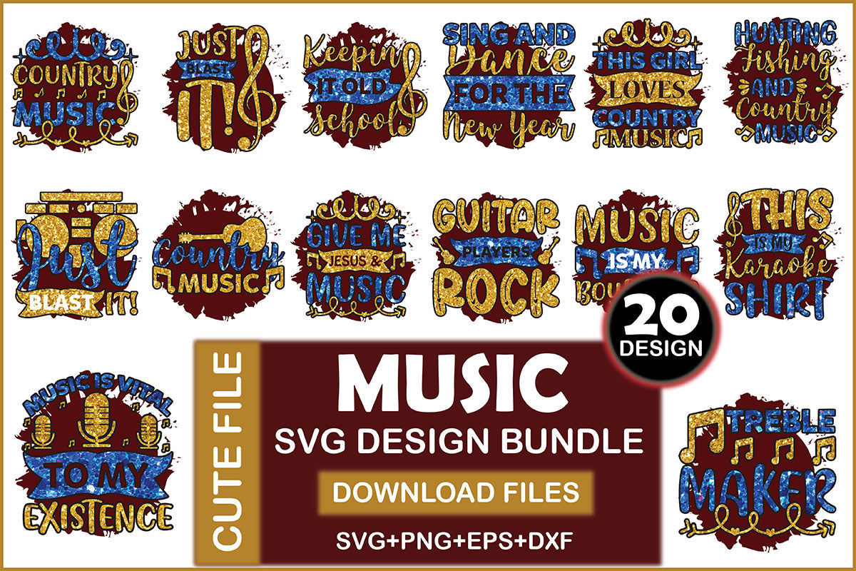 Music SVG Bundle 3