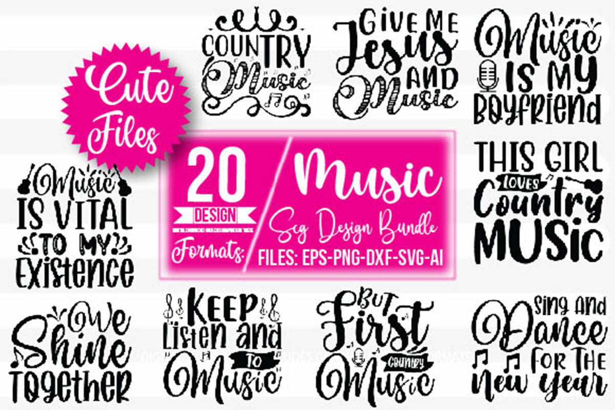 Music SVG Bundle 2