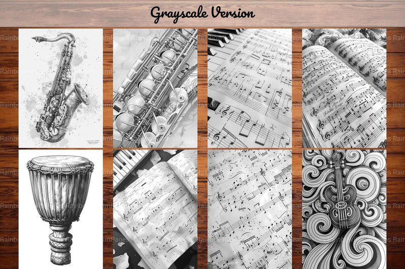 Music Back To School Coloring Books - CraftNest - Digital Crafting and Art