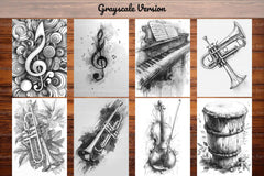 Music Back To School Coloring Books - CraftNest - Digital Crafting and Art