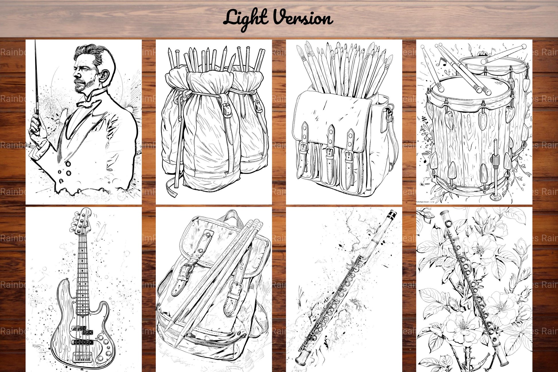 Music Back To School Coloring Books - CraftNest - Digital Crafting and Art