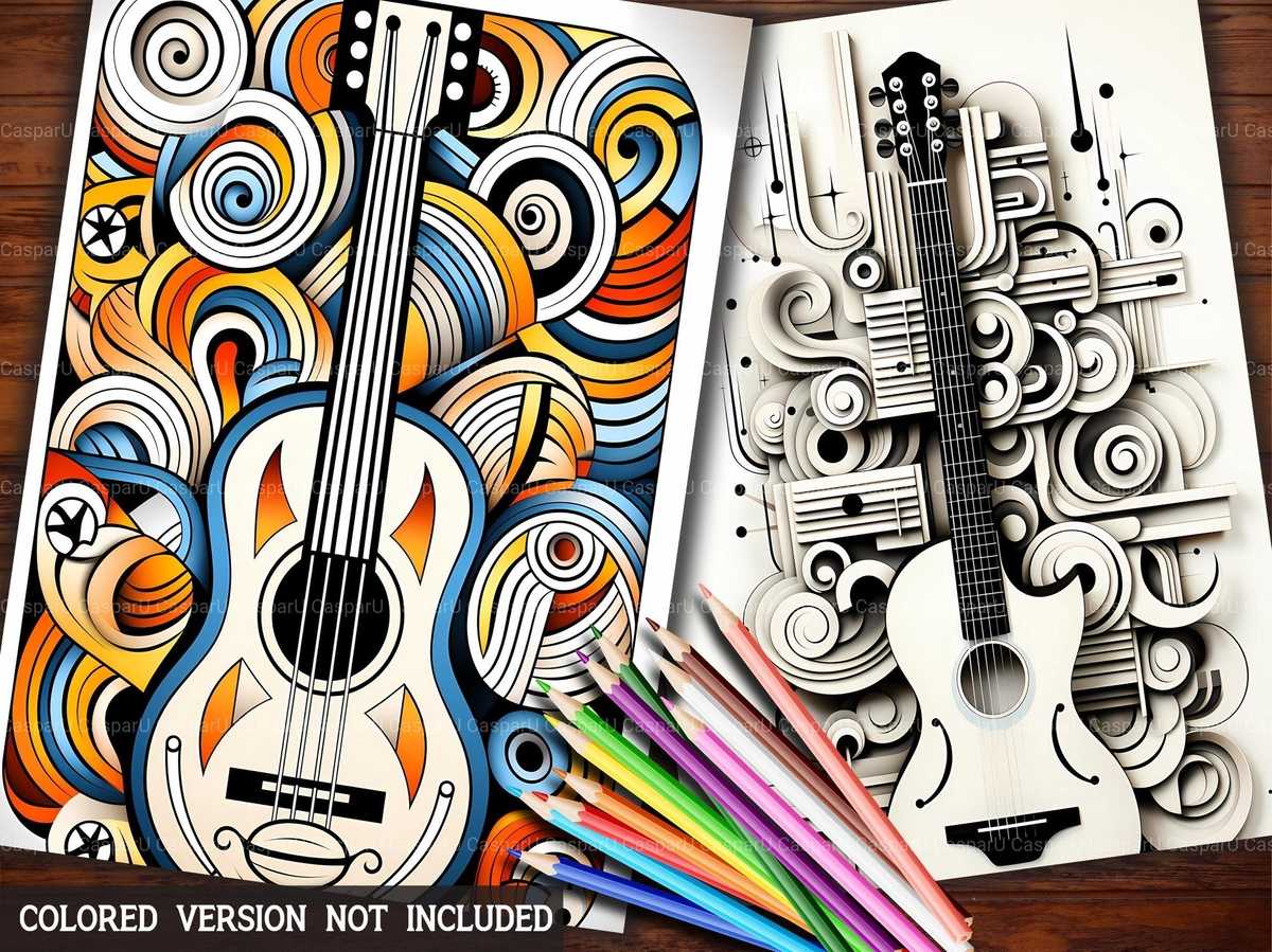 Music Mandala Coloring Books - CraftNest