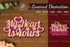 My Heart Is Yours Laser Cut Decoration Bundle