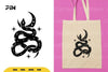 Mystical Moon and Snake SVG Bundle