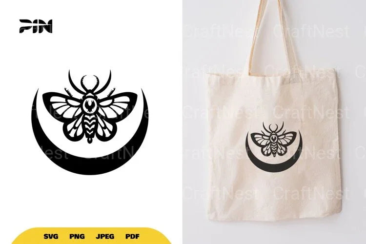 Mystical Moth SVG Bundle - CraftNest - Digital Crafting and Art