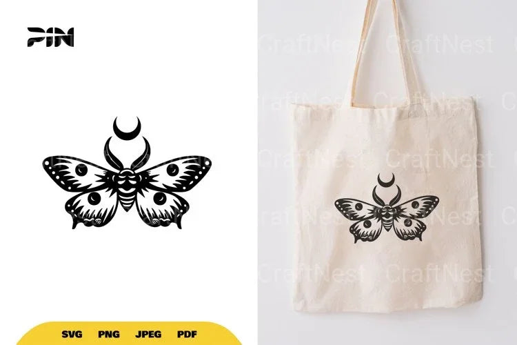 Mystical Moth SVG Bundle - CraftNest - Digital Crafting and Art