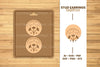 Mystical Stud Earrings Lasercut SVG Bundle