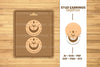 Mystical Stud Earrings Lasercut SVG Bundle