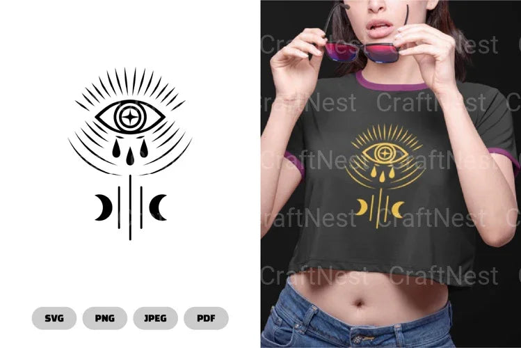 Mythical Eye Illustration Clipart Bundle - CraftNest - Digital Crafting and Art