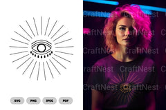Mythical Eye Illustration Clipart Bundle - CraftNest - Digital Crafting and Art