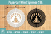 Namaste Papercut Wind Spinner SVG Bundle