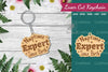 Naptime Expert Since Birth Laser Cut Keychain