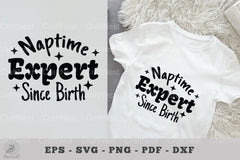Naptime Expert Since Birth Baby Quotes Clipart Bundle - CraftNest - Digital Crafting and Art