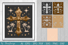 Nativiti Scene Jesus 3D Shadow Box Papercut SVG Bundle 13 - CraftNest - Digital Crafting and Art