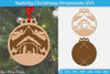 Nativity Christmas Ornament SVG Bundle