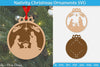 Nativity Christmas Ornament SVG Bundle
