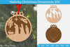 Nativity Christmas Ornament SVG Bundle