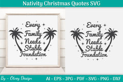 Nativity Christmas Quotes SVG Bundle 7 - CraftNest - Digital Crafting and Art