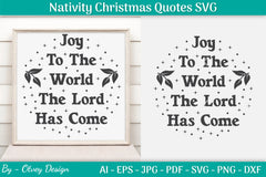 Nativity Christmas Quotes SVG Bundle 14 - CraftNest - Digital Crafting and Art