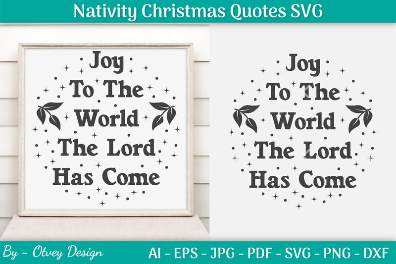 Nativity Christmas Quotes SVG Bundle 14 - CraftNest - Digital Crafting and Art