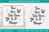 Nativity Christmas Quotes SVG Bundle