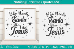 Nativity Christmas Quotes SVG Bundle 18 - CraftNest - Digital Crafting and Art