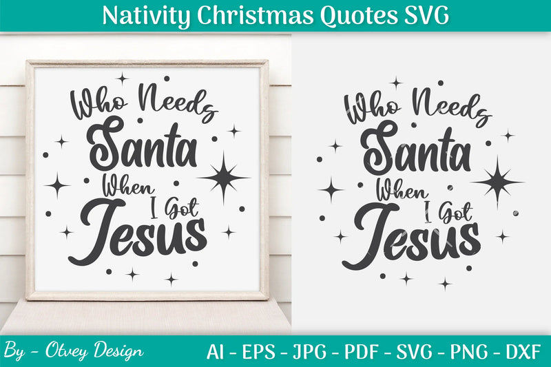Nativity Christmas Quotes SVG Bundle 18 - CraftNest - Digital Crafting and Art