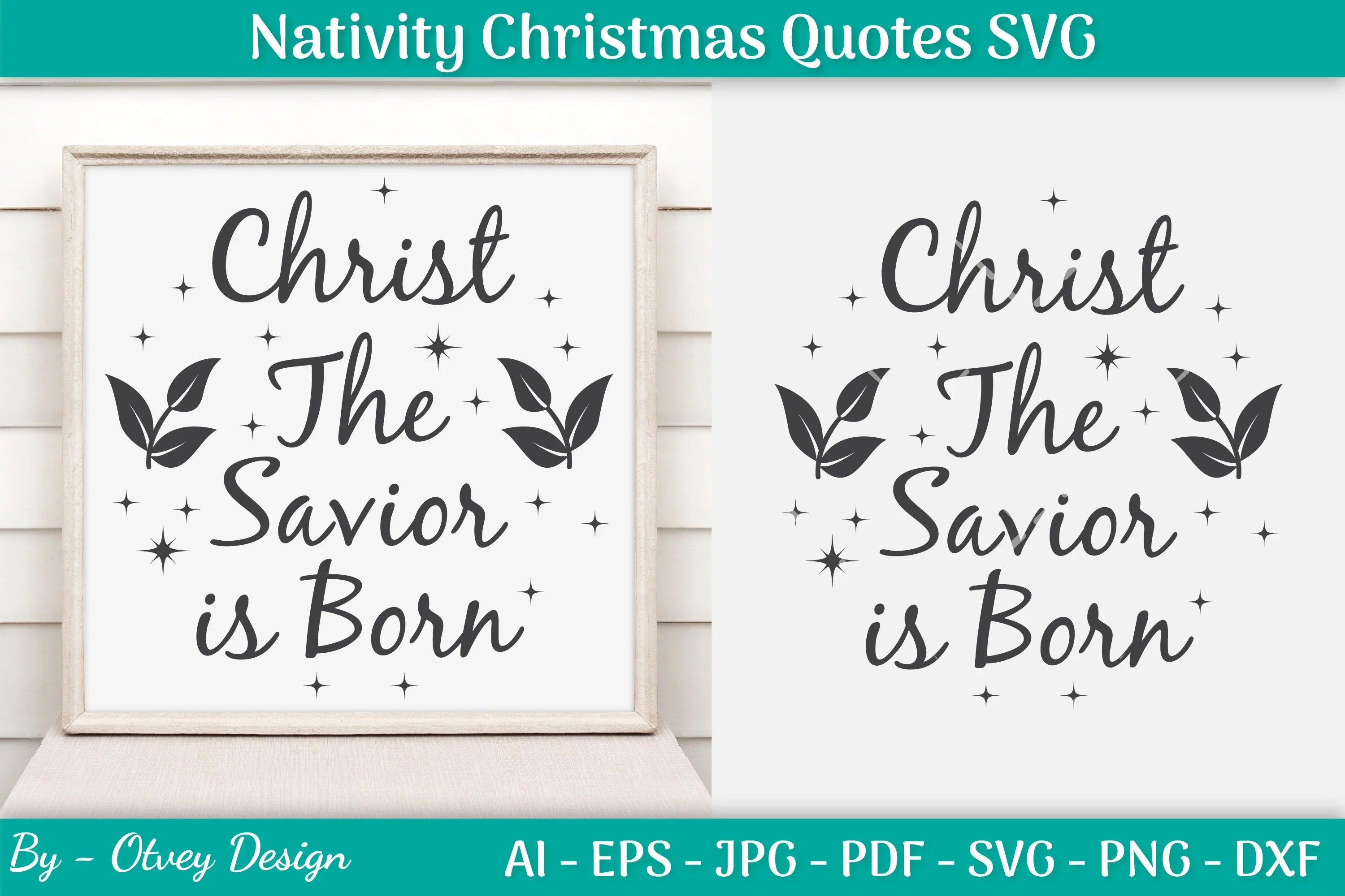 Nativity Christmas Quotes SVG Bundle 25 - CraftNest - Digital Crafting and Art