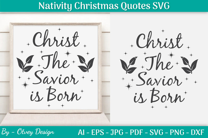 Nativity Christmas Quotes SVG Bundle 25 - CraftNest - Digital Crafting and Art