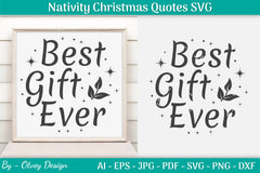 Nativity Christmas Quotes SVG Bundle 35 - CraftNest - Digital Crafting and Art