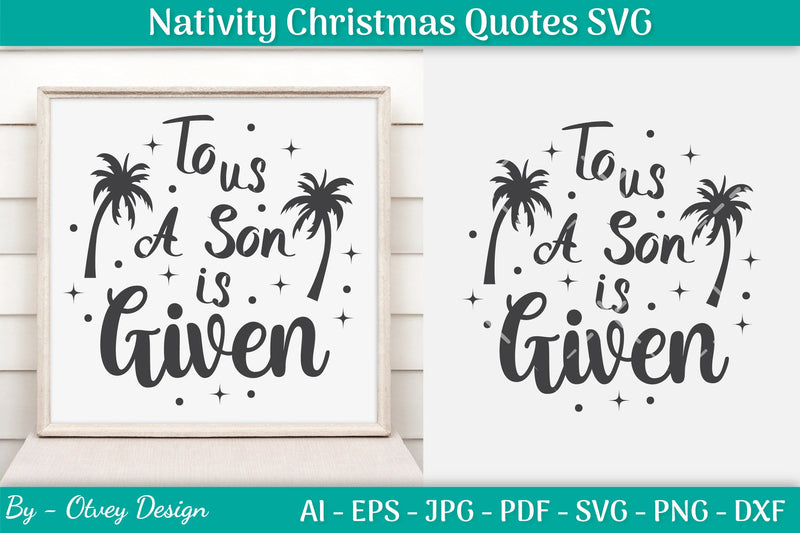 Nativity Christmas Quotes SVG Bundle 34 - CraftNest - Digital Crafting and Art