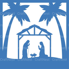 Nativity 3D Layered Papercut SVG Bundle - CraftNest - Digital Crafting and Art