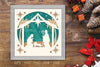 Nativity Layered Paper Cut Clipart Bundle