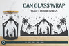 Nativity Scene 16 oz Libbey Beer Glass Can Wrap SVG Bundle