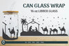 Nativity Scene 16 oz Libbey Beer Glass Can Wrap SVG Bundle