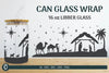 Nativity Scene 16 oz Libbey Beer Glass Can Wrap SVG Bundle