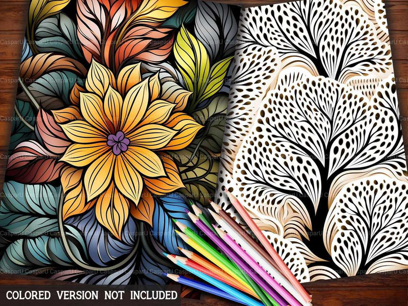 Nature Mandalas Coloring Books - CraftNest
