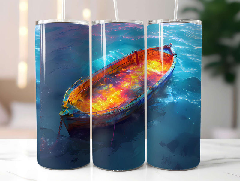 Nautical Summer 4 Tumbler Wrap - CraftNest - Digital Crafting and Art
