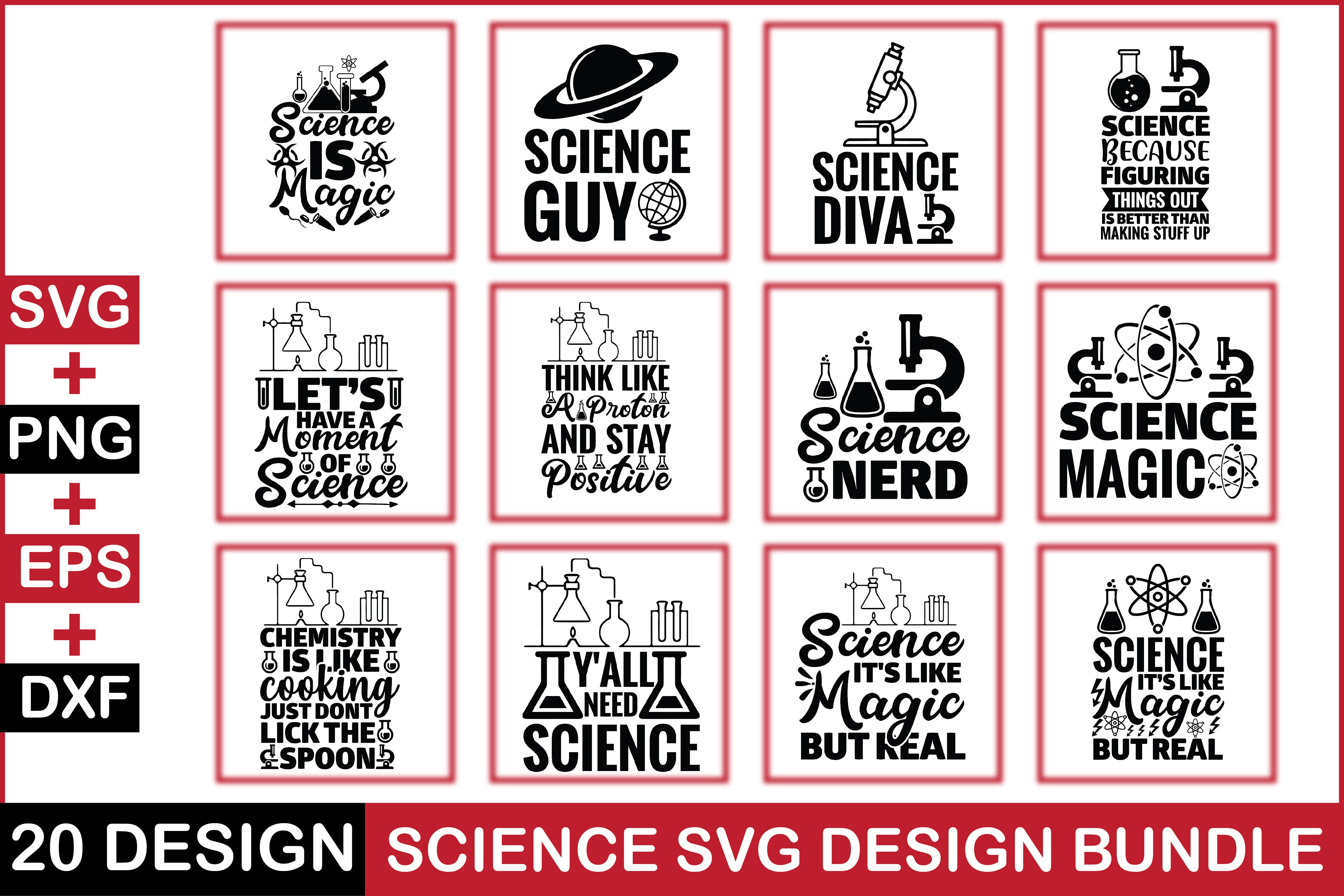 2 Science SVG Bundle