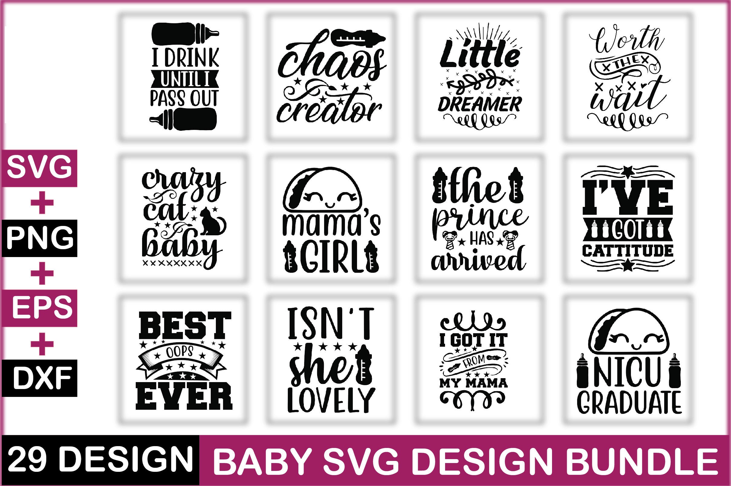Baby SVG Bundle 16