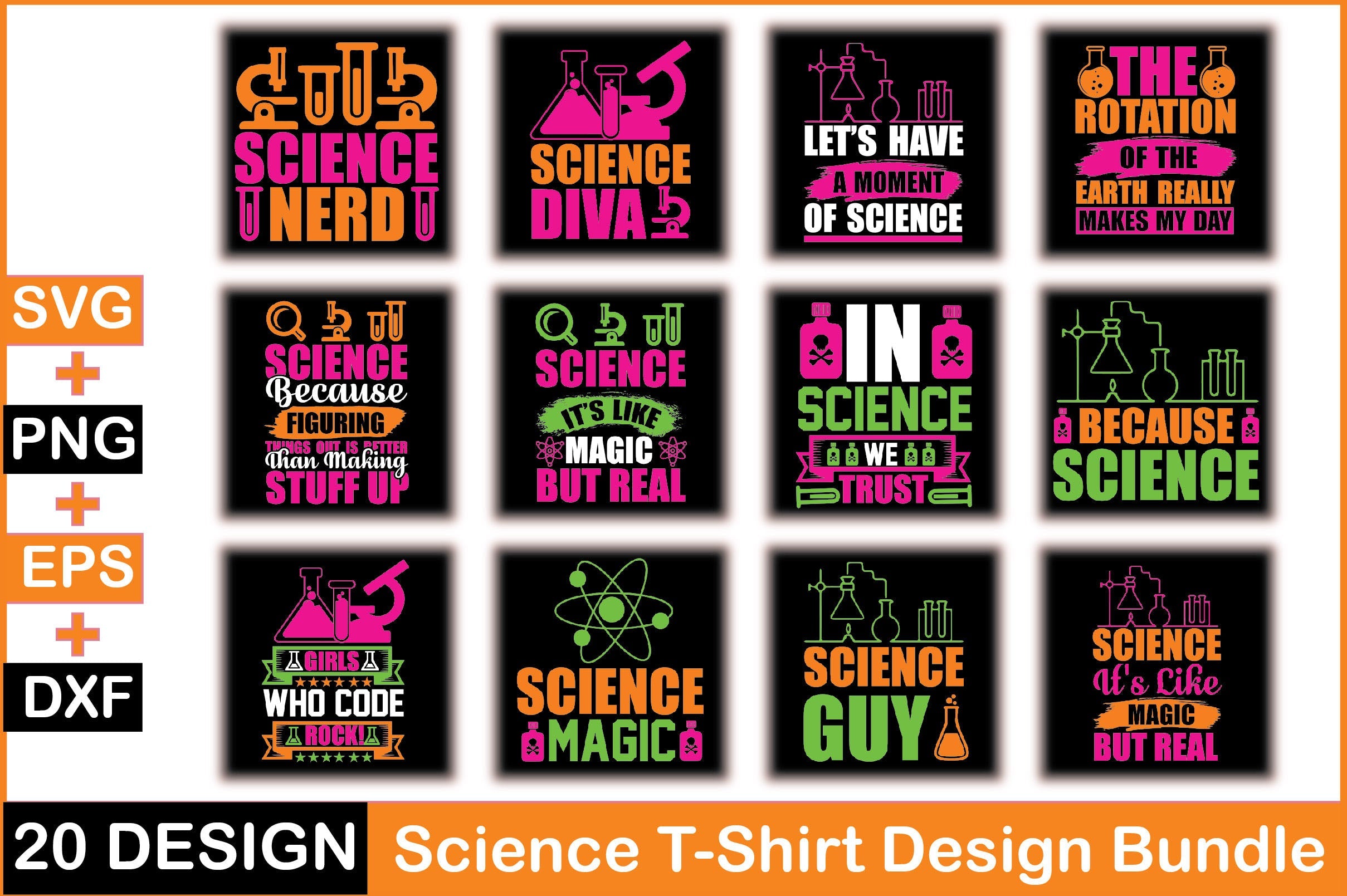 Science T Shirt Bundle 2